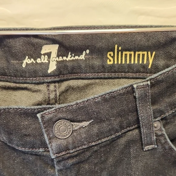 NWOT, 7 For All Mankind Slimmy Navy Blue Jeans Sz 31